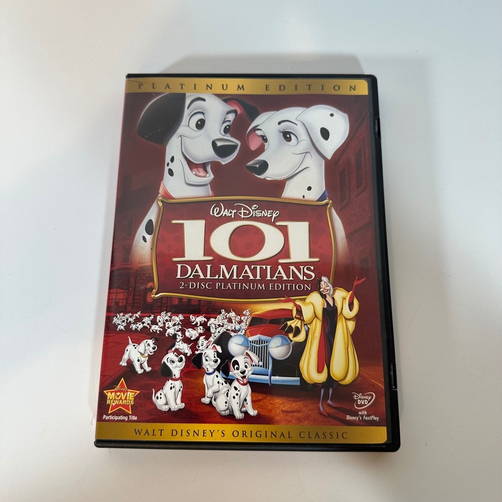 Walt Disney 101 Dalmatians 2-Disc Platinum Edition DVD 2008 Animated Classic